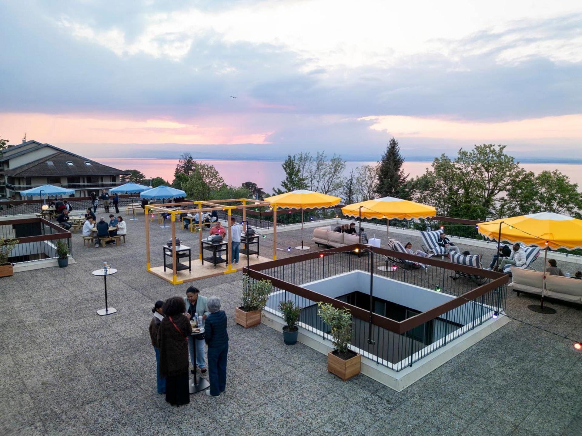 Cote Lac Hostel Evian Buitenkant foto